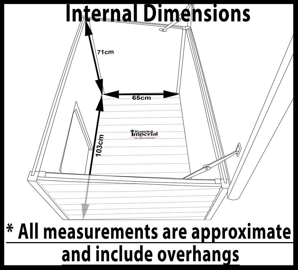 Insulated Extra/Large Dog Kennel House With Removable Floor Easy Clean